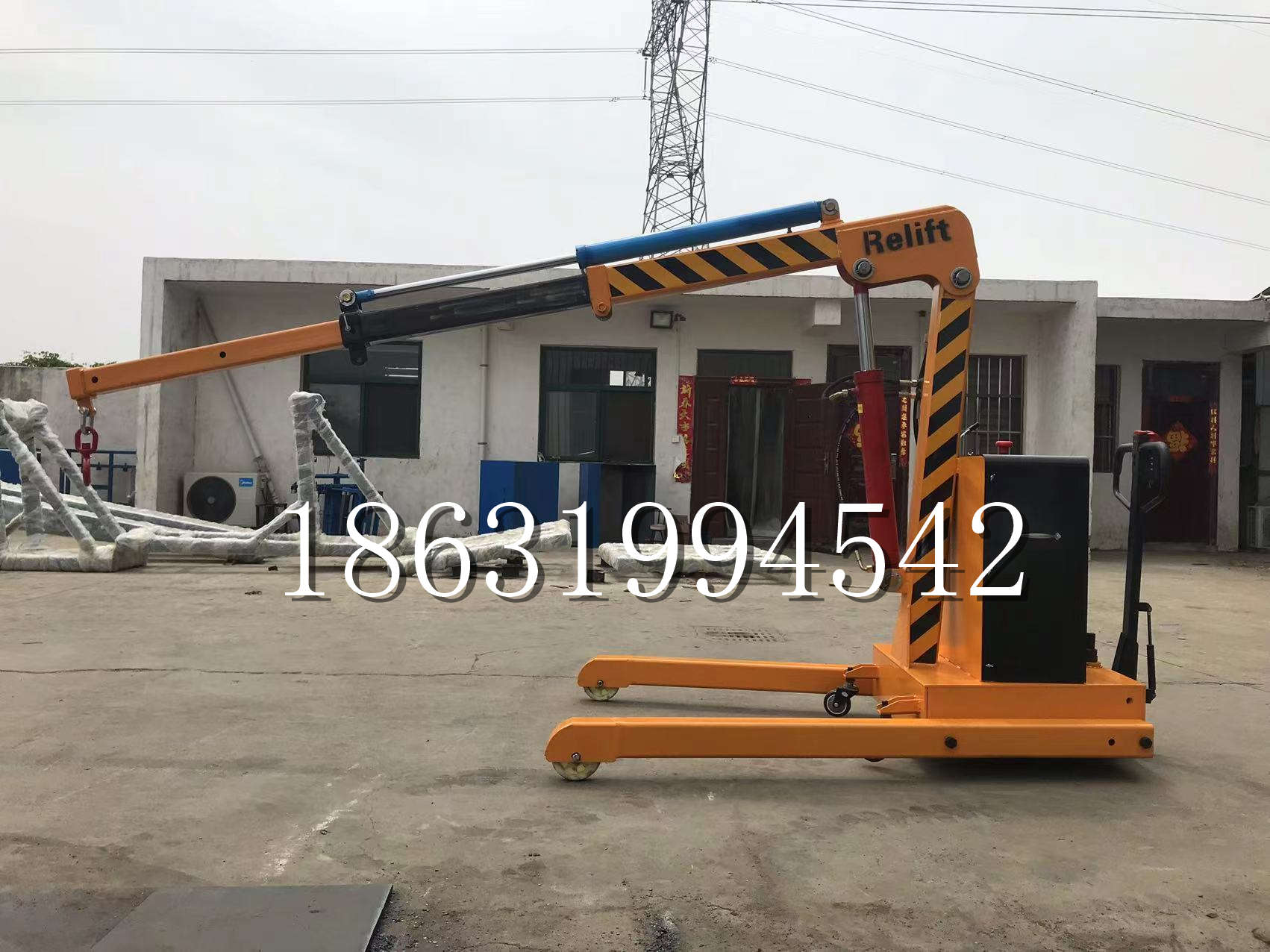 中西区久征定做3吨三轮随车吊 农用园林绿化移树吊 平板工程用小吊机