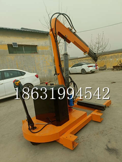 中西区自卸车厢随车吊 自制轮式四不像起重机 四驱平板吊 5吨 贵盛